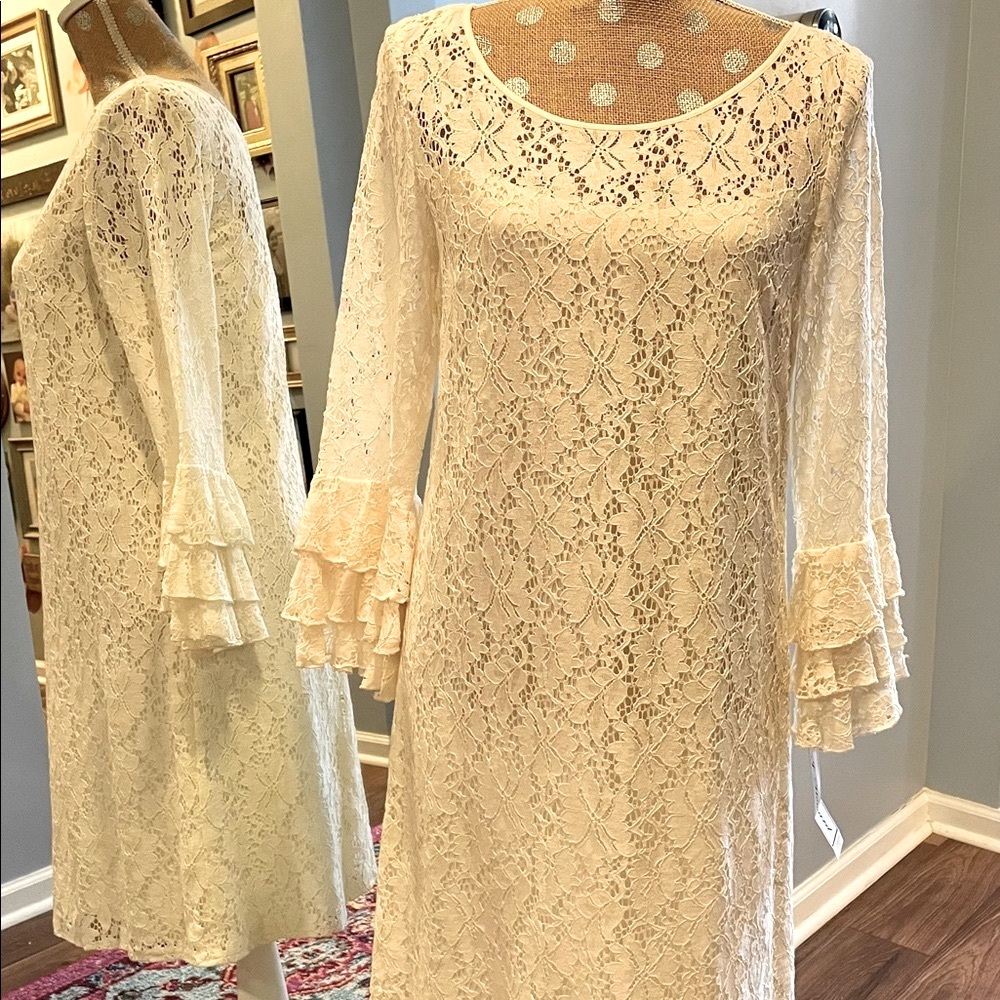 J Howard lace Dress Missy